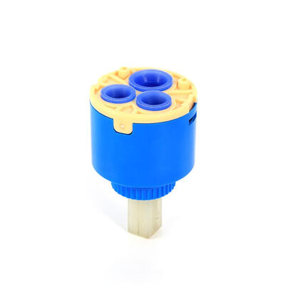 

Ceramic Cartridge Water Mixer Tap Inner Control Faucet Valve PP Plastic Blue Practical Ceramic Disc Cartridge Tap Water Mixer