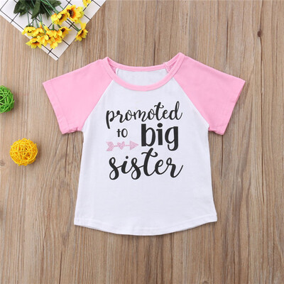 

Toddler Baby Boys Girls Short Sleeve Letter Print Tops T-Shirt Clothes