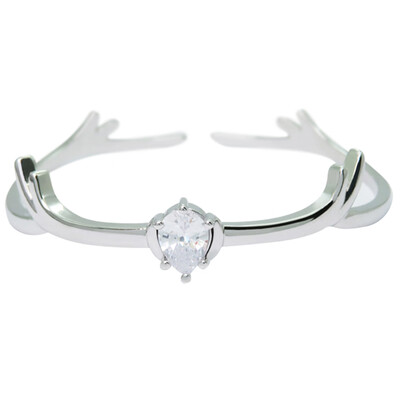 

New Fashion Trendy Jewelry Deer Bracelet For Women Lovely Antler Modeling Be With You Bangles For Christmas Gifts