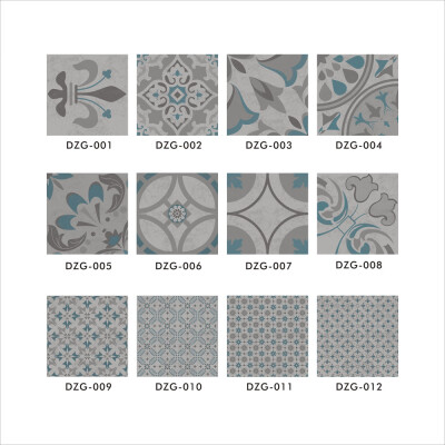 

〖Follure〗12Pcs Decorative Tile Stickers Simulation Tile Stickers Fashion Tile Stickers