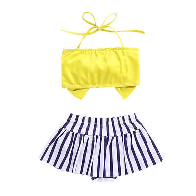 

Newborn Bikini Set Split Swimsuit Kids Girls Swimwear 2pcs Bathing Suit