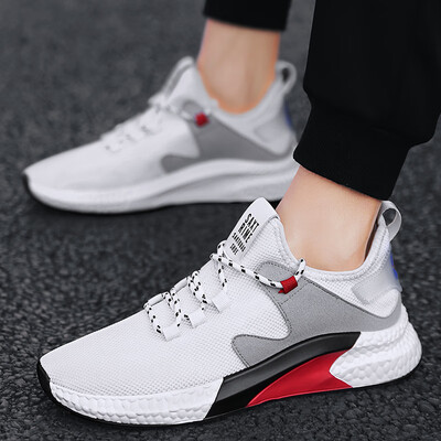 

Summer low canvas shoes mens Korean version of mens sports&leisure white breathable thin section mesh wild shoes shoes tide shoes
