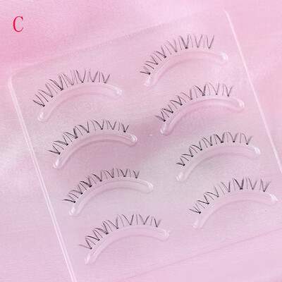 

〖Follure〗4 Pairs Lower Under Bottom Eye Lashes Extension False Eyelashes A