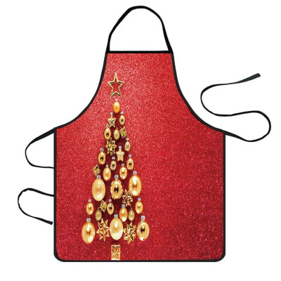 

Toponeto Christmas Decoration Waterproof Apron Kitchen Aprons Dinner Party Apron