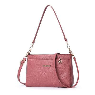 

2018 new Korean fashion trend handbags Messenger bag simple PU leather shoulder diagonal bag