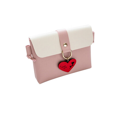 

Tailored Women Fashion Pure Color Leather Messenger Shoulder Bag Chest Bag