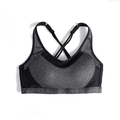 

Toponeto New Women Cross Back Ventilation Sports Underwear Sleep Ring-Free Bra Lingerie