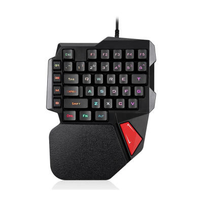 

Gaming Keyboard K108 One-Handed USB Wired Backlight Left Hand PC Keyboard