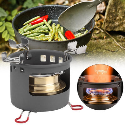 

Greensen Outdoor Portable Windproof Alcohol Stove Burner for Camping Picnic