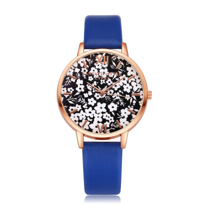 

New Fashion Watches Women Thin Large Flower Dial Ladies Casual Dress Gift Quartz Wristwatch Simple Clock Unique Reloj Mujer