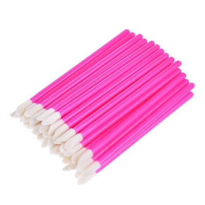 

50Pcs Disposable Lip Brush Lipstick Gloss Wands Applicator Stick Makeup Tool