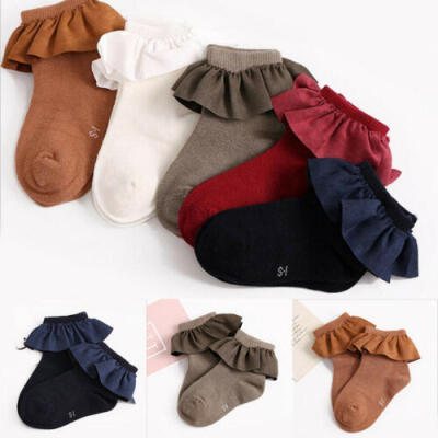 

Infant Toddler Newborn Kids Baby Girls Anti-slip Socks Autumn Winter Warm New