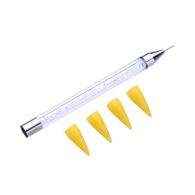 

Rhinestone Picker Nail Dotting Pen Kit Dual-ended Crystals Studs Picker Pen with Rhinestone Beads Handle Manicure Nail Art DIY Dec