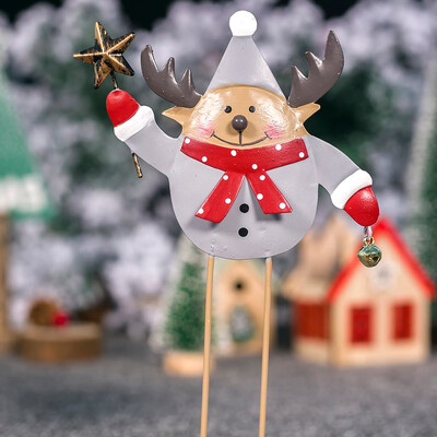 

Toponeto Mini Cute Christmas Decoration Christmas Wrought Iron Home Decor