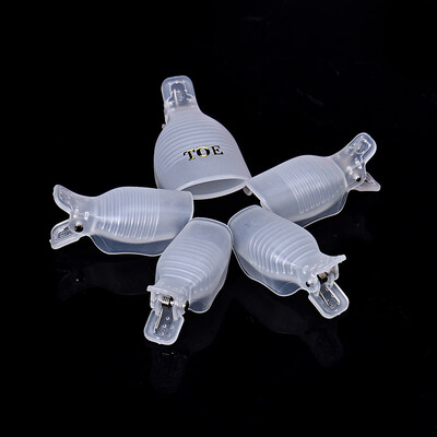 

Toponeto 5Pcs Toenail Soak Off Clip Caps Gel Nail Art Tips Reusable Clamp Remover GN
