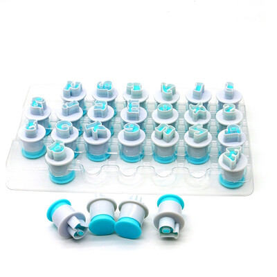 

26 Letter Cake Tool Case & Digital Fondant Stamp With High Quality DIY Mould Kitchen Tools