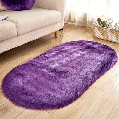 

Toponeto Soft Rug Chair Cover Artificial Sheepskin Wool Warm Hairy Carpet Seat Mats Rug