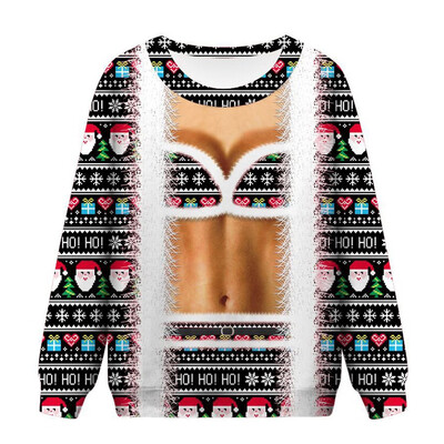 

Tailored Christmas Women Funny Print Christmas Sweatshirt Crewneck Various Design Tops