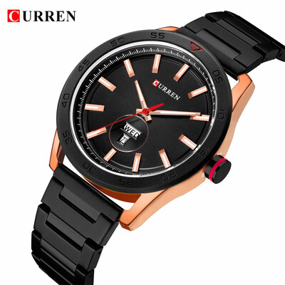 

Gobestart Mens Waterproof Quartz Watch Round Business Calendar Watch Fashion Watch