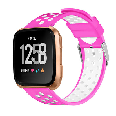 

YS-001 Replacement Watch Band Sport Silicone Wristband Fashion Simple Style Wrist Strap for Fitbit Versa