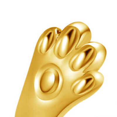 

Pretty Cat Claws Design Rings For Girlfriend Children Cute Animal Silver Ring Party Accessories