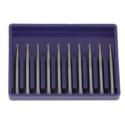 

Greensen 10pcs FG34 Tungsten Carbide Steel Dental Crown High-Speed Cutting Burs Handpiece Burs Dentist Burs