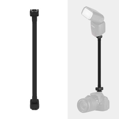 

Flexible i-TTL Hot Shoe Extension Shelf Rod Flash Light Speedlite Bracket for Nikon DSLR Cameras