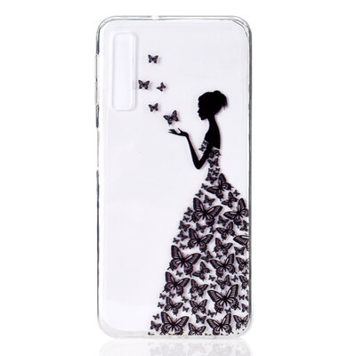 

Butterfly Girl Painting Phone Case for Samsung Galaxy A7 2018