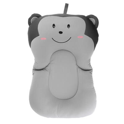 

Newborn Baby Bath Tub Foldable Cartoon Seat Bathtub Pad Support Cushion Mat