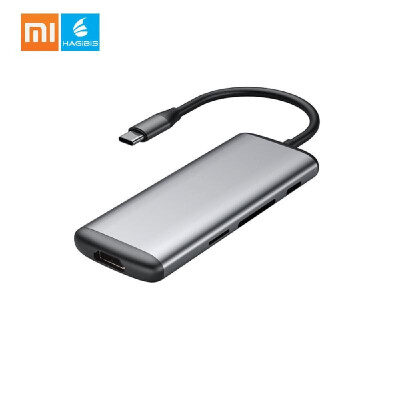 

Xiaomi Hagibis USB Type-C Multi-functional Charging Adapter 6 Ports Male to Female Charging Converter Charger TF Card Reader for P