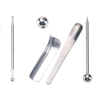 

5pcs Stainless Steel Tile Beauty Grouting Construction Tools floor grout glue gap scraping tools