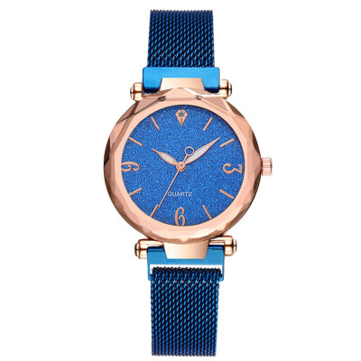 

RM Fashion Quartz Watch Women Stainless Steel Watchband Wristwatch Gift for Female