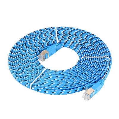 

Cat7 Ethernet Cable Flat RJ45 Networking LAN Cords Jumper Gigabit Wire