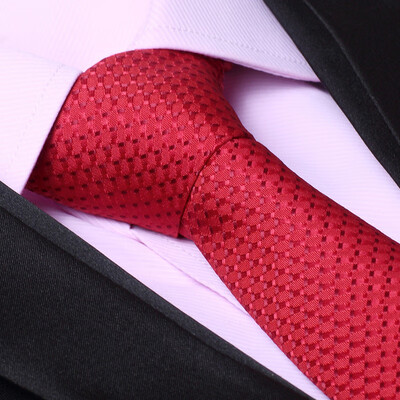 

Mens Business Tie Polyester Tie Red Mens Dress Business Gift Box Married Dress Business