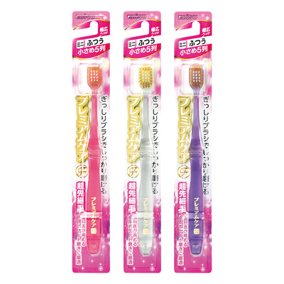

Huibai Shi EBISU Japan imported 36 hole fine protective wide head adult hairy toothbrush goddess special toothbrush 3 sticks