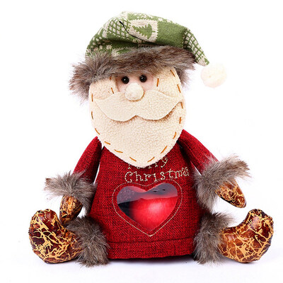 

Merry Christmas Candy Storage Doll Decoration Santa Claus Storage Bag Gift Christmas Decorations For Home