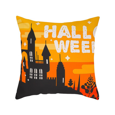 

80 Styles New Halloween Watercolor Pumpkin Pillow Case Thanksgiving Pillow Case Cushion Cover Sofa Bed Car Decor