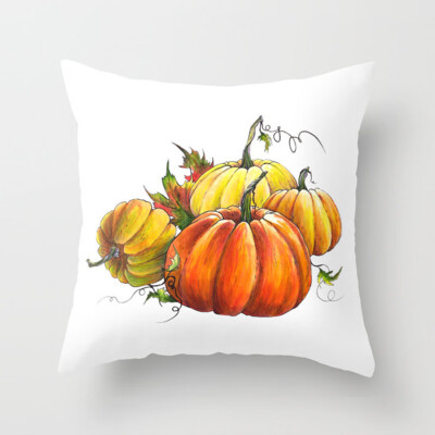 

Halloween Pillowcase Fall Decor Pillow Case Sofa Waist Throw Cushion Cover Home Decor