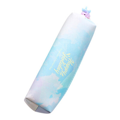 

Toponeto Cartoon Chic Canvas Pen Box Pencil Case Bag Storage Pouch Stationery School toy