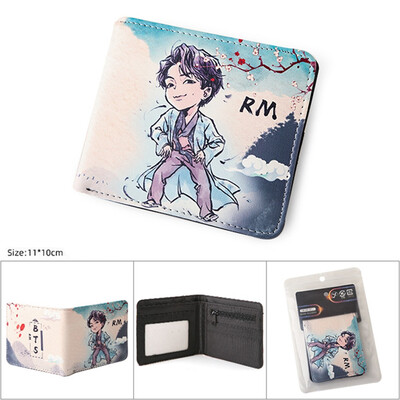 

Wallet BTS Wallet for Women Card Bag Unique Money Bag with BTS Cartoon Pattern Purse