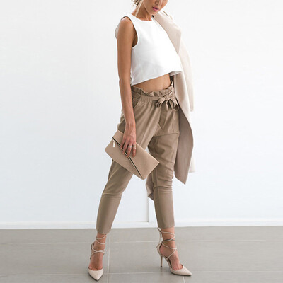 

Tailored Womens Ankle-Length Pants Tight Pants Casual Pencil Pants Trousers