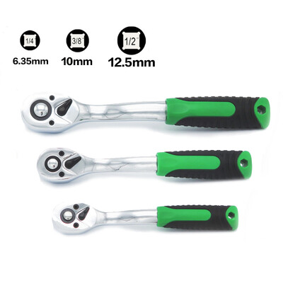 

12 38 14 Handle Drive Socket Ratchet Wrench Spanner Quick Release 72 Teeth