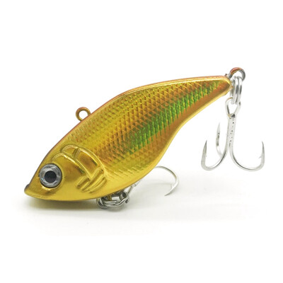 

Hard VIB Lures 5CM Fishing Bait Treble Hooks 3D Fishing Eyes Crankbait Vibe Sinking Lure Fishing Tackle