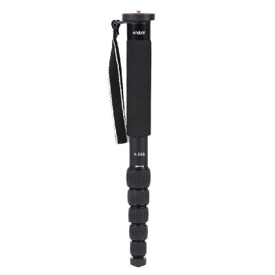 

Andoer A-555 6-Section Compact Portable Photography Aluminum Alloy Monopod Unipod Stick for Nikon Canon Sony Pentax Camera Max Lo