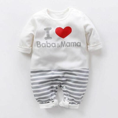 

Newborn Kids Baby Girls Boy Long Sleeve Striped Romper Jumpsuit Outfits Clothes