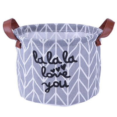 

Cotton Linen Cosmetic Storage Bag Desktop Makeup Jewelry Organizer Box