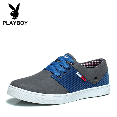 

Playboy PLAYBOY sports shoes mens low to help lightweight non-slip wear DS1026 dark gray 41