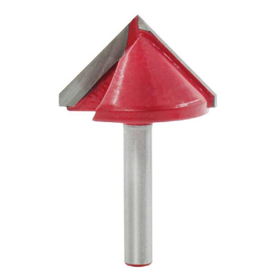 

1pcs V-shaped Milling Cutter 90 Degree Wood Router Bits CNC End Mills 6mm Shank Diameter for Woodworking Trimming Engraving Bit