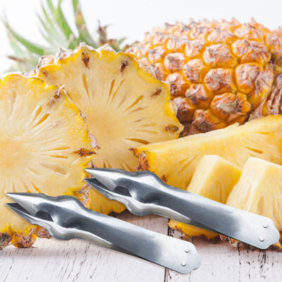 

Pineapple Eye Remover Clip Fruit Core Seed Peeler Slicer Tongs Kitchen Utensil