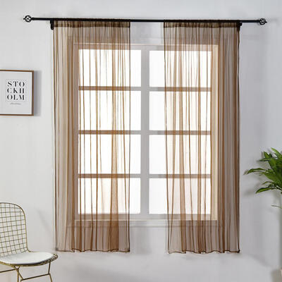 

1x15m Blackout Window Curtains Tulle Blinds Sheer for Living Room Bedroom